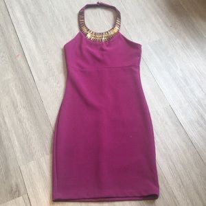 Violet tight dress